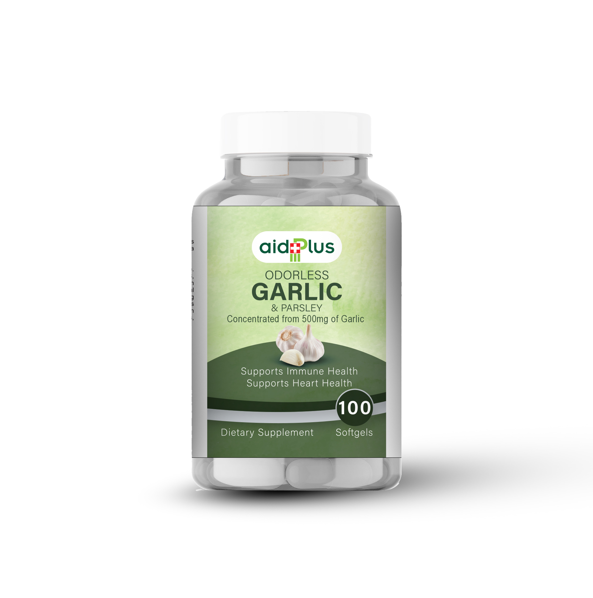 Picture of AID PLUS GARLIC & PARSLEY 500 MG 100's